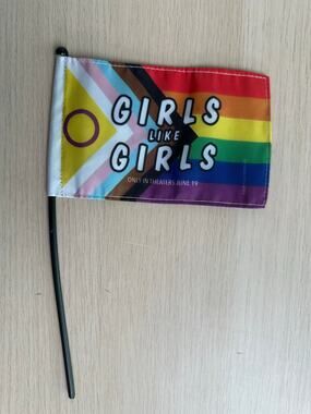 Rare Girls Like Girls Pride Flag from Movie Premiere